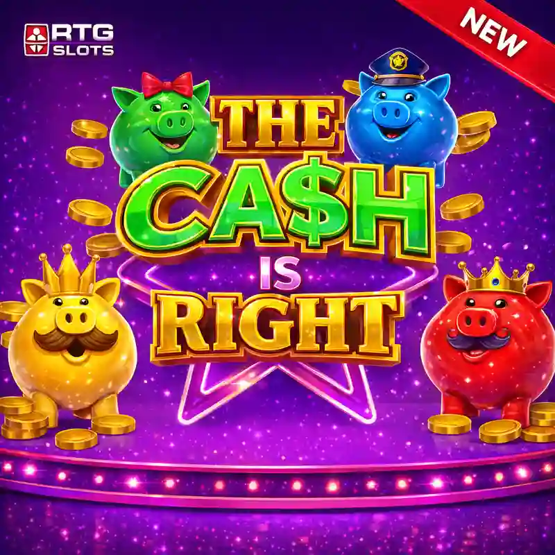 The Cash is Right casino slot game interface