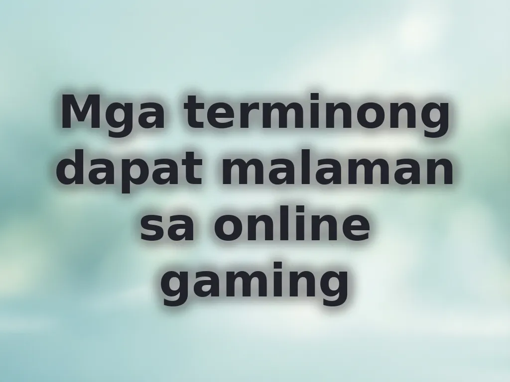 Betting Terms